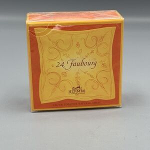 Vtg 24 Faubourg by Hermes Eau de toilette  EDT 50ml 1.6 fl oz Old Design Sealed
